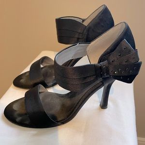 Browns Black Satin size 8